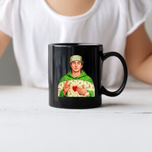 Saint Luigi Wearing Deny Defend Depose Cap Mug