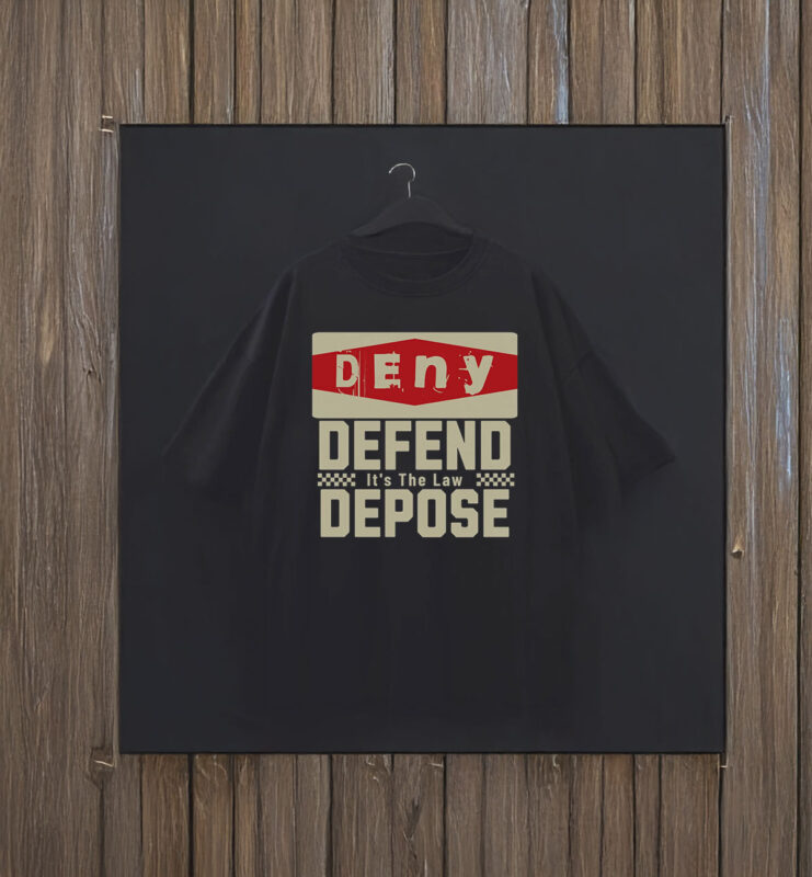 Social Justice Top, Deny Defend Depose T-Shirt