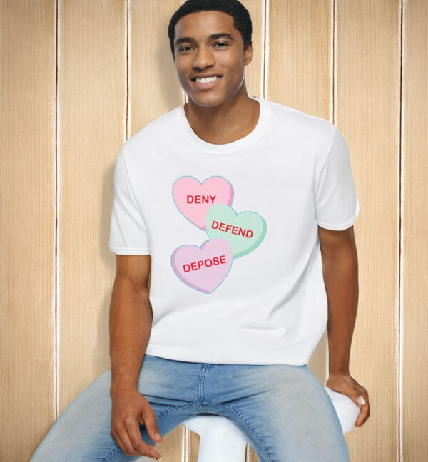 Triple D, Heart Deny Defend Depose T-Shirt