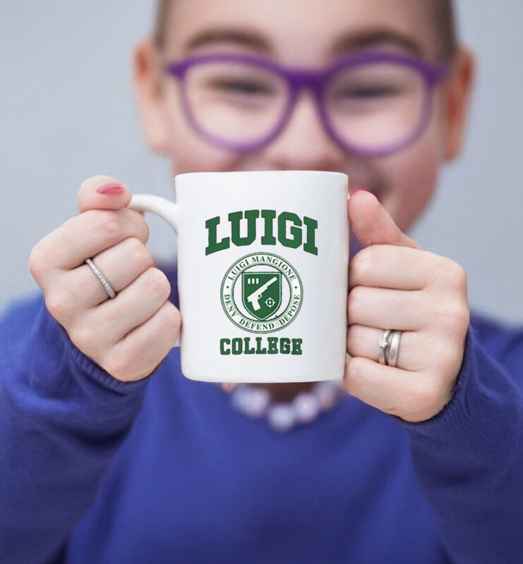 luigi magione ,deny defend depose College Mug