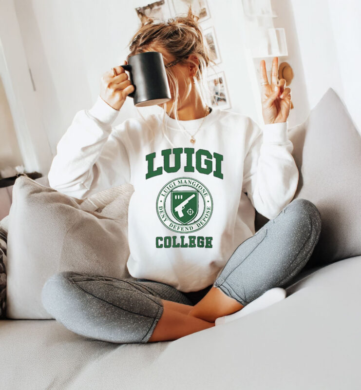 luigi magione ,deny defend depose College T-Shirts