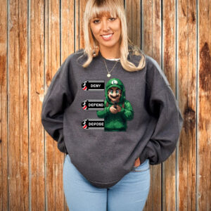 Luigi Deny Defend Depose T-Shirt Mario